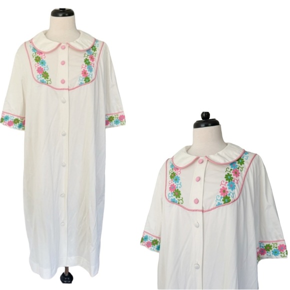 Vintage Antron Retro House Coat - Picture 1 of 6
